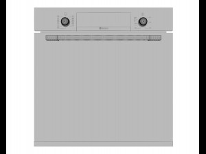 3d bosch oven hba5577s0 3D 模型