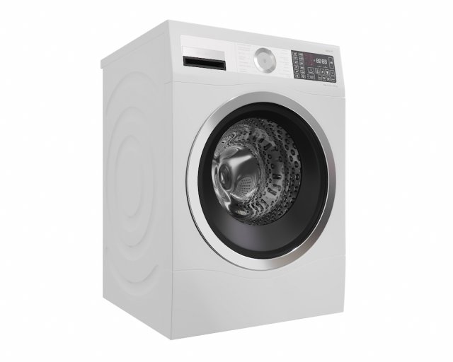 bosch washer dryer wdu28590oe Model 3D .c4d .max .obj .3ds .fbx .stl .blend 