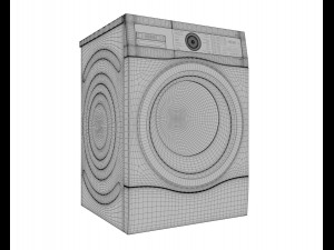 bosch washer dryer wdu28590oe Model 3D