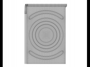 3d bosch washer way32742oe model 3D Model