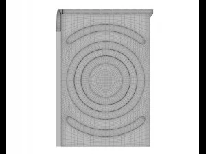 3d bosch washer way32742oe model 3D Model