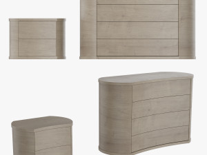 colombini casa polaris bedroom furniture 3d Modello 3D