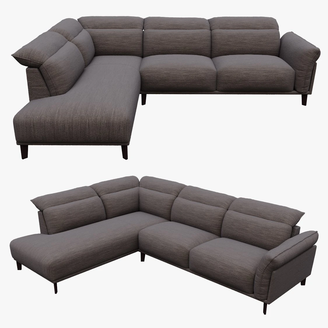 colombini casa pensiero sofa 3D Model .c4d .max .obj .3ds .fbx .stl .blend