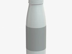 3d yoghurt bottle model 3D Model