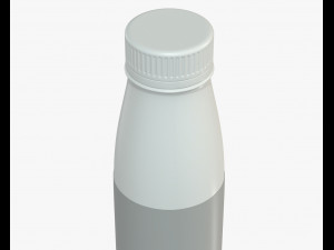 3d yoghurt bottle model 3D Model