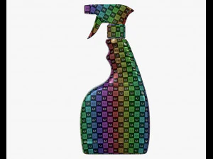 3d cleaning spray 3D Model