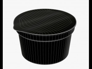 3d cottage cheese model 3D 모델