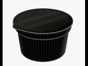 Modello 3D della ricotta Modello 3D