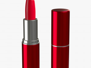 3d lipstick red model Modelo 3D