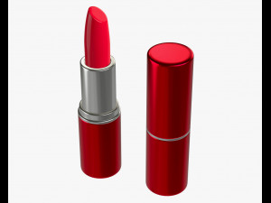3d lipstick red model Modello 3D