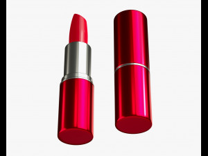3d lipstick red model Modello 3D
