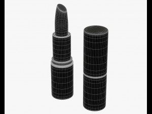 3d lipstick red model Modello 3D