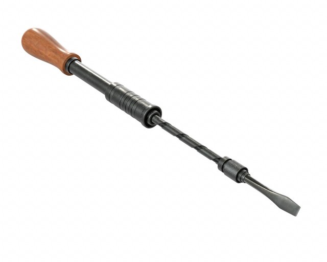 vintage screwdriver 3D 모델 .c4d .max .obj .3ds .fbx .stl .blend