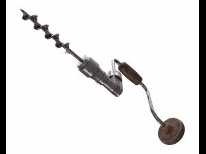 3d vintage hand drill model 3D Model