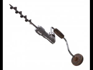 3d vintage hand drill model 3D Model