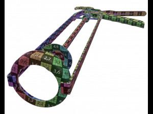 skeleton type manual caulking Model 3D