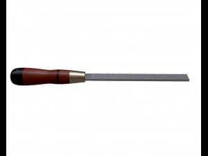 grosa de corte retangular de madeira Modelo 3D