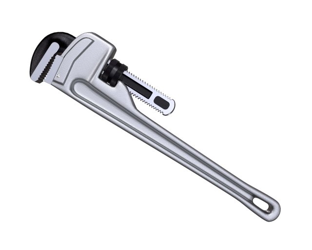 3d pipe wrench model 3D Model .c4d .max .obj .3ds .fbx .stl .blend 