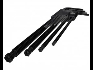 3d hex key set 3D Model
