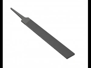 Lima manuale piatta grobet Modello 3D