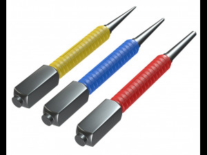 dynagrip nail punch set 3 piece model Modelo 3D