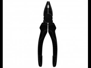 3d combination pliers 3D Model