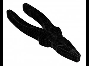 3d combination pliers 3D Model