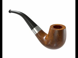 model pipa kayu Model 3D