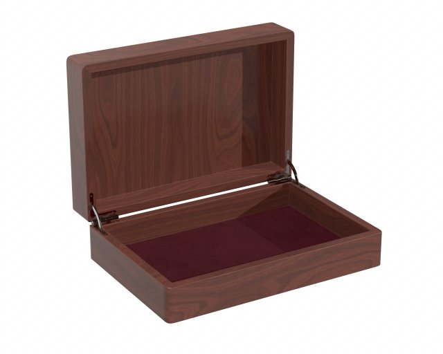 3d wood box opened Modelo 3D .c4d .max .obj .3ds .fbx .stl .blend 