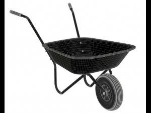 3d wheelbarrow 02 3D Model