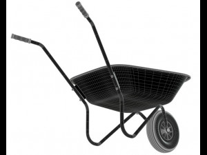 3d wheelbarrow 02 3D Model