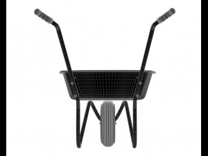 3d wheelbarrow 02 3D Model