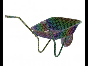 3d wheelbarrow 02 3D Model