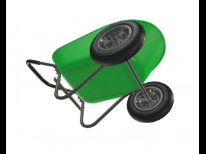 wheelbarrow 01 model 3D Model