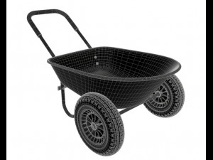 wheelbarrow 01 model Modello 3D