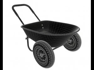 wheelbarrow 01 model 3D Model