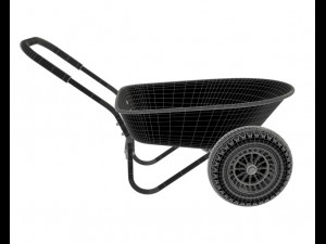 wheelbarrow 01 model Modello 3D
