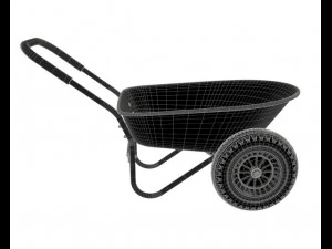 wheelbarrow 01 model 3D Model