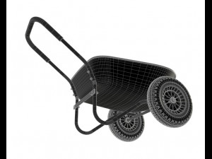 wheelbarrow 01 model Modello 3D
