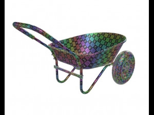 wheelbarrow 01 model Modello 3D