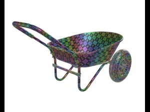 wheelbarrow 01 model 3D Model