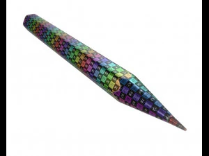 3डी पेंसिल 02 मॉडल 3D मॉडल