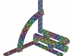 3d jewel box hindle 3Dモデル