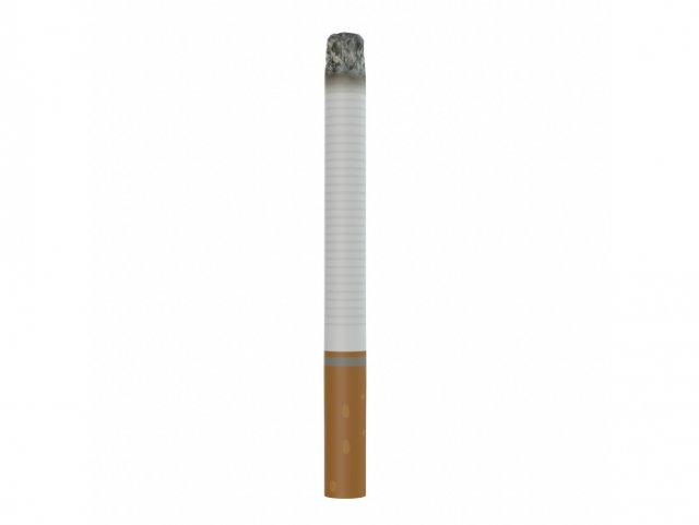 3d cigarette used 3D Model .c4d .max .obj .3ds .fbx .stl .blend 