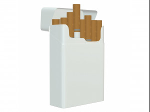 cigarette box 3d Modelo 3D