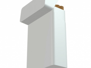 cigarette box 3d 3D Модель