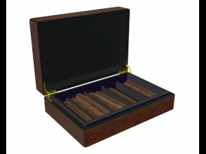 cigar box full Modelo 3D