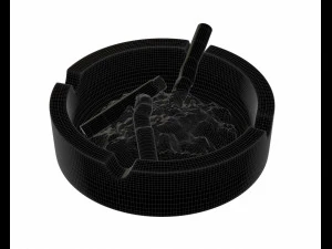 ashtray used 3D Model