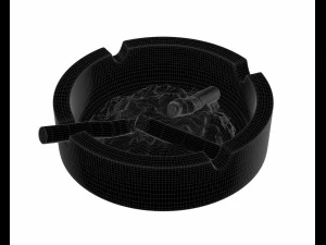 ashtray used 3D Model