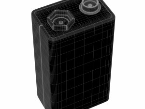 9v battery 3d Modelo 3D